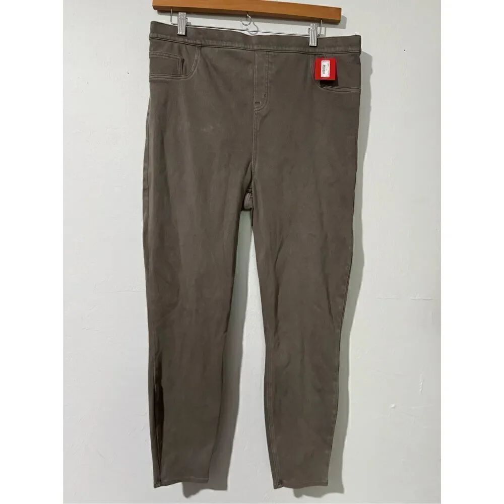 Spanx NWT 3X earthy taupe ankle Jean-ish leggings